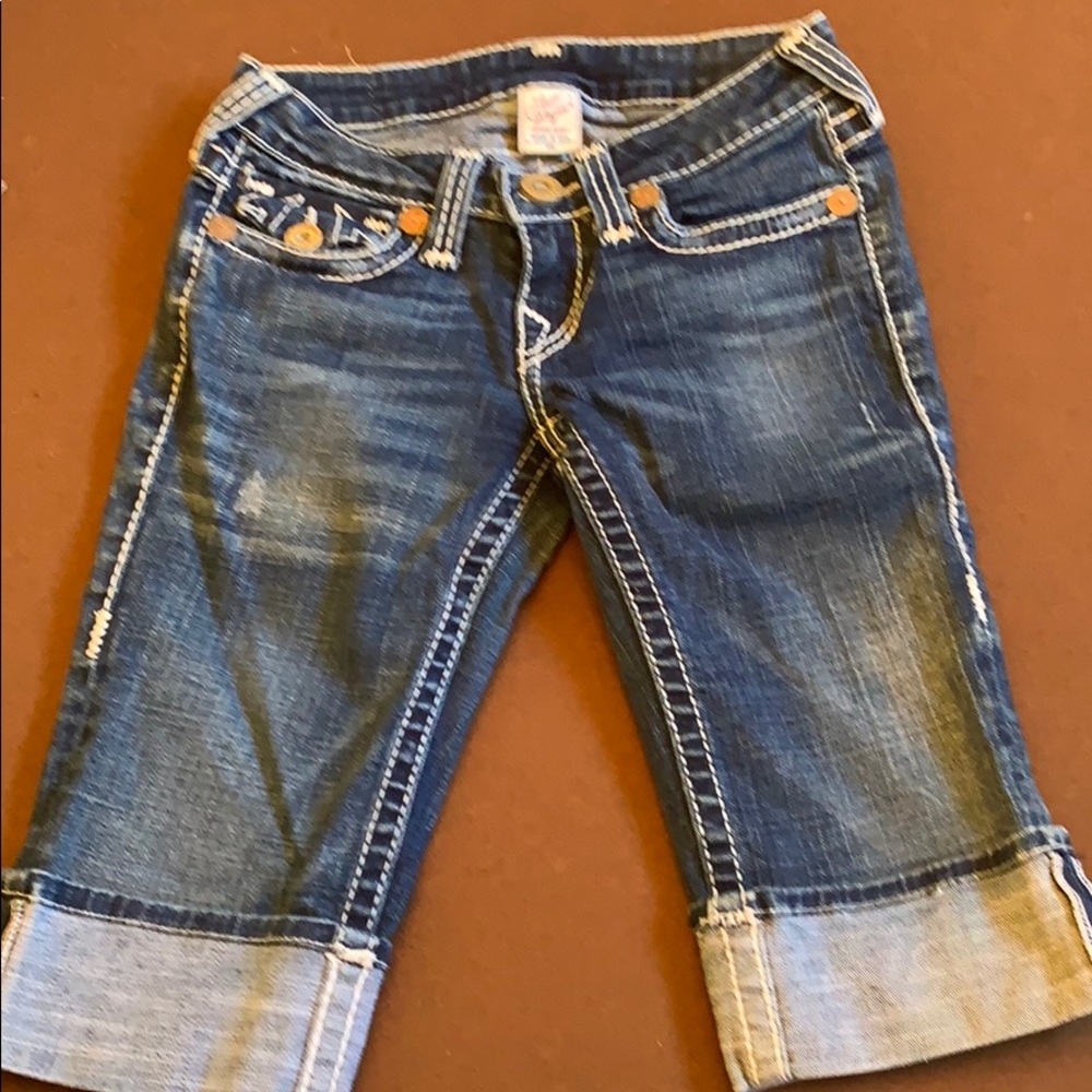 Knee length shorts